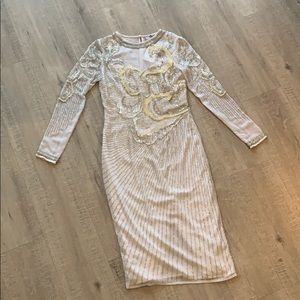 ASOS beaded cocktail dress